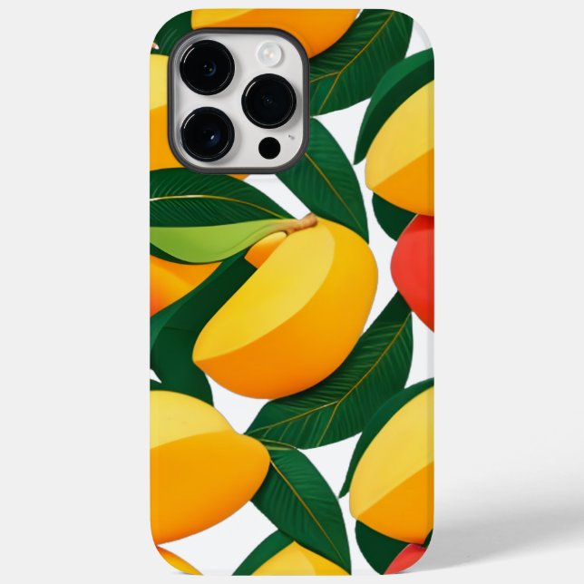 Tropischer Mango-Tango Case-Mate iPhone Hülle (Rückseite)
