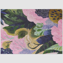 Tropischer Modernismus Floral Seidenpapier