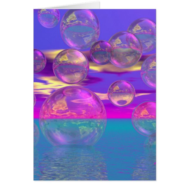 Tropischer Morgen - Magenta-und Türkis-Paradies (Vorne)