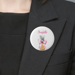 Tropischer Name der Ananas Button