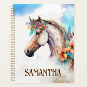 Tropischer Name der boho-Blume Planer