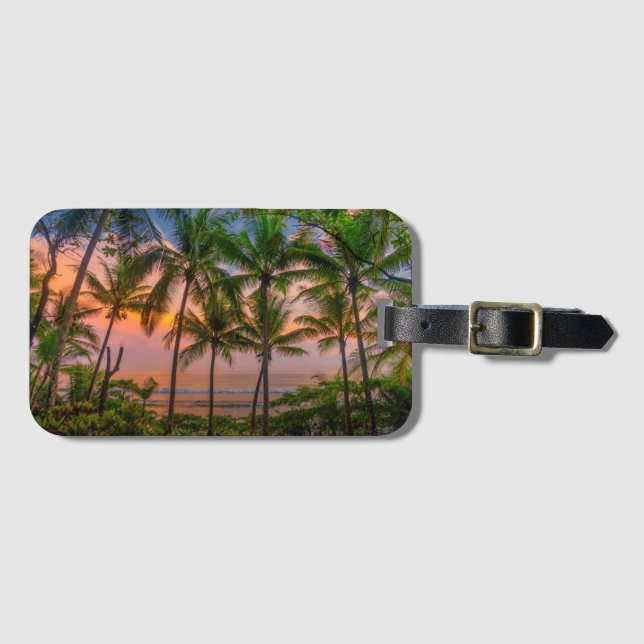 Tropischer Nationalpark des Strand-| Corcovado Gepäckanhänger (Vorderseite (Horizontal))