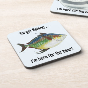 Tropischer Opah-Fisch, Vintage-Meeres-Aquarien-Tie Getränkeuntersetzer