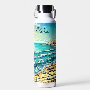 Tropischer Ozean Aloha Urlaub Trinkflasche