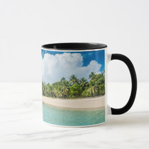 Tropischer Palmenstrand Tasse