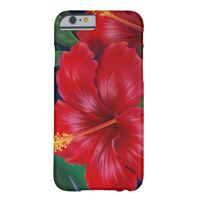Tropischer Paradies-Hibiskus hawaiischer iPhone 6 Case-Mate iPhone Hülle (Rückseite)