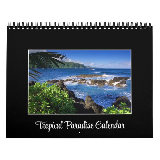 Tropischer Paradies-Kalender Kalender (Titelbild)