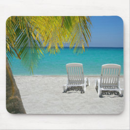 Tropischer Paradiesnichtstuer Mousepad
