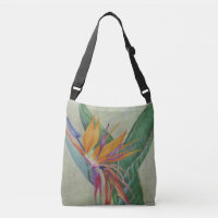Tropischer Paradiesvogel Crossbody Taschen-Tasche