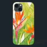 Tropischer Paradiesvogel der Blumen-| Case-Mate iPhone Hülle<br><div class="desc">Künstler der Watercolor-tropischer Blumen-2: Tim OToole</div>
