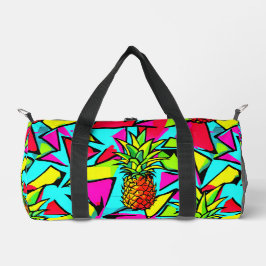 Tropischer Pop Ananas Duffle Bag