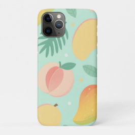 Tropischer Pop - Ananas und Mango Print Case-Mate iPhone Hülle