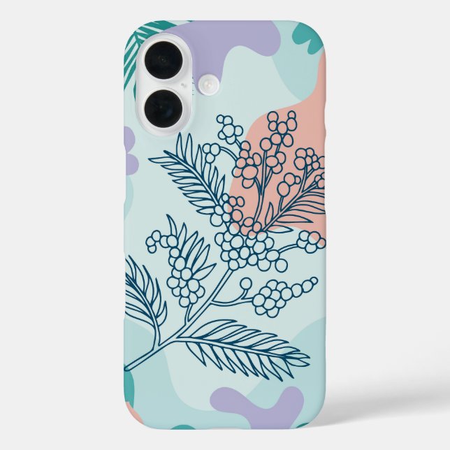 Tropischer Pop Case-Mate iPhone Hülle (Rückseite)