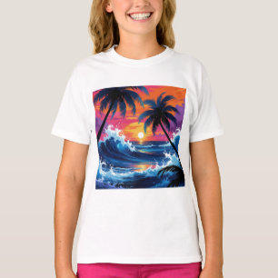 Tropischer Puls - Sonnenuntergang T-Shirt