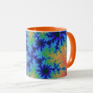 Tropischer Regenbogen-Speckle Tasse