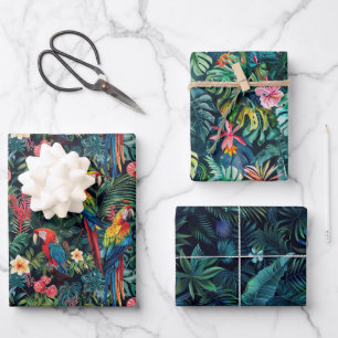 Tropischer Regenwald Geschenkpapier Set