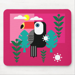 Tropischer Regenwald Toucan Mousepad