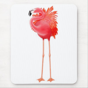 Tropischer rosa Flamingo Mousepad