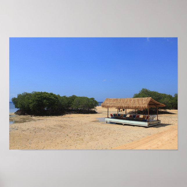 Tropischer Sandstrand Poster (Vorne)