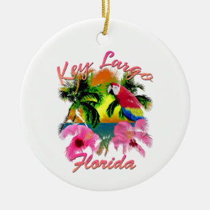 Tropischer Schlüssel Largo Florida Keys Keramik Ornament