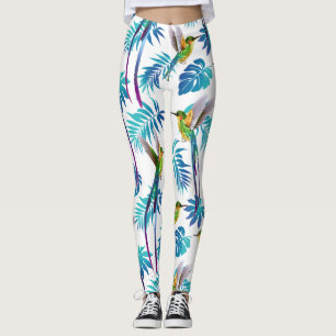 Tropischer Schwanz Hummingbirds Leggings