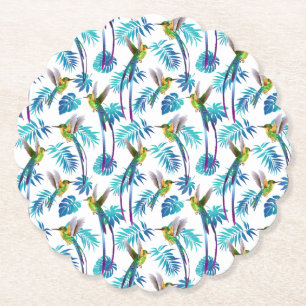 Tropischer Schwanz Hummingbirds Untersetzer