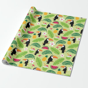 Tropischer Sommer Geschenkpapier