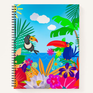 Tropischer Sommer Notizbuch