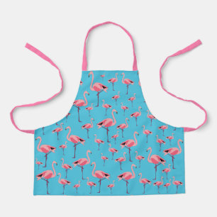 Tropischer Sommer Pink Flamingo Muster Schürze
