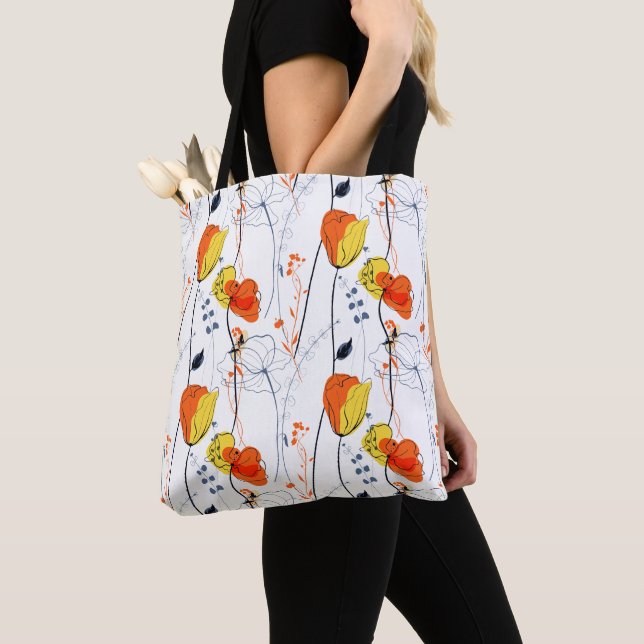 Tropischer Sommer | Schöne gelbe Blumen Design (Von Nahem)