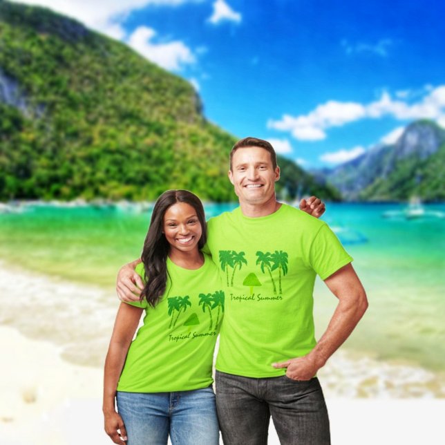 Tropischer Sommer T-Shirt (This Tropical Summer T-shirt, is universal, for matching summer wear!)