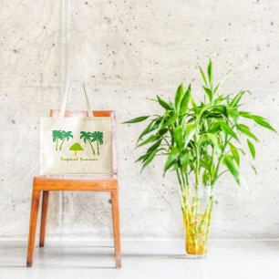 Tropischer Sommer Tragetasche