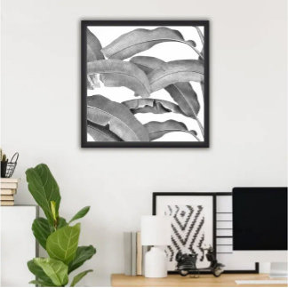 Tropischer Sommer über Wasserfarbe Poster