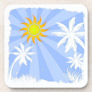 Tropischer Sommer Untersetzer