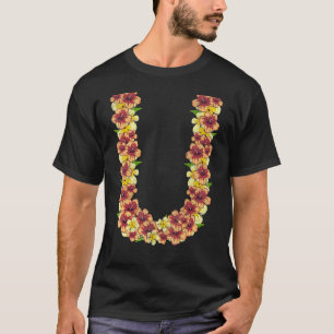 Tropischer Sommerurlaub Hawaiianische Blume Floral T-Shirt