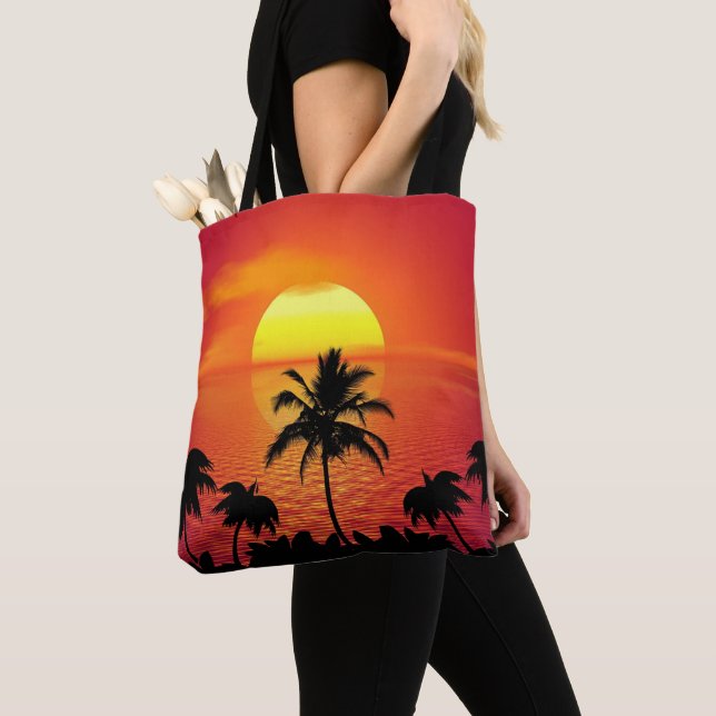 TROPISCHER SONNENSATZ Schulter Tasche (Von Nahem)