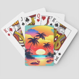 TROPISCHER SONNENSCHEIN AM STRAND SPIELKARTEN