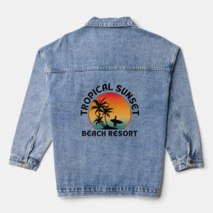 TROPISCHER SONNENSTRANDORT JEANSJACKE