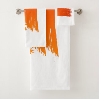 Tropischer Sonnenuntergang Badhandtuch Set