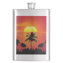 Tropischer Sonnenuntergang