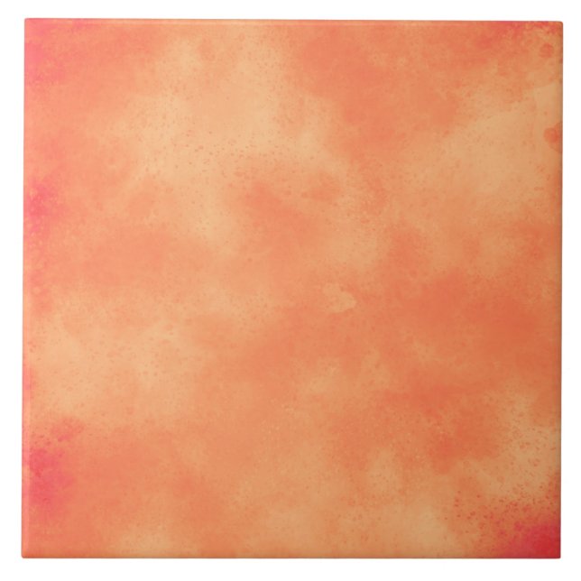 Tropischer Sonnenuntergang Keramik Tile Fliese (Vorderseite)