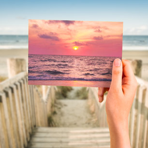 Tropischer Sonnenuntergang Neapel, Florida Postkar Postkarte