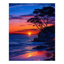 Tropischer Sonnenuntergang