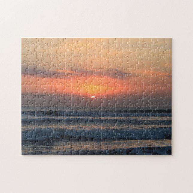 Tropischer Sonnenuntergang Puzzle (Horizontal)
