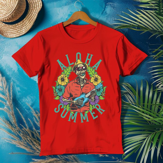 Tropischer Spaß in der Sonne - Aloha Summer Vibes T-Shirt (Von Creator hochgeladen)
