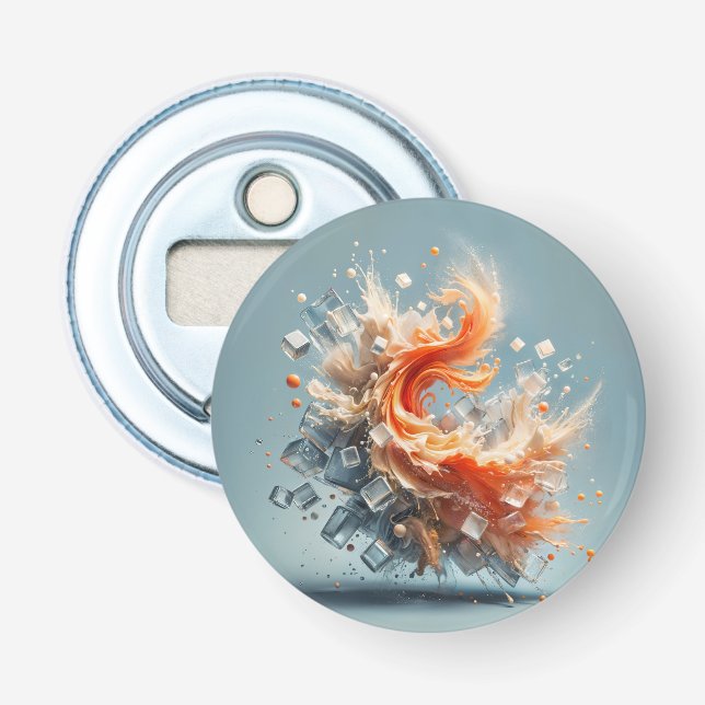 Tropischer Splash Flaschenöffner (Vorderseite)