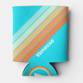 Tropischer Splash mit Namen gestrichen Dosenkühler