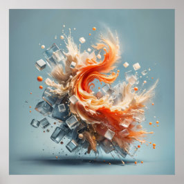 Tropischer Splash Poster