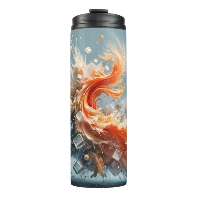 Tropischer Splash Thermosbecher (Vorderseite)