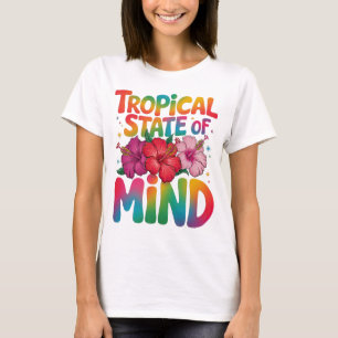 Tropischer Staat von Mind Summer Beach Graphic T-Shirt